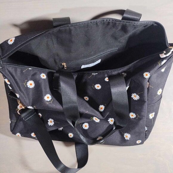 Alice and olivia weekender duffle bag, daisies, cutesy , rosegold - Picture 5 of 16